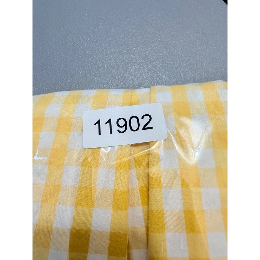 Vtg Gymboree Yellow Gingham Smocked Watermelon Dress sz 18-24 Months 2001 y2k